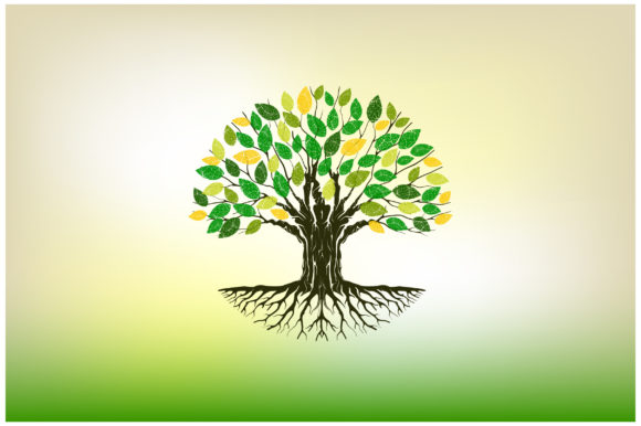 Download Abstract Circular Tree Illustrations - Premium Resources