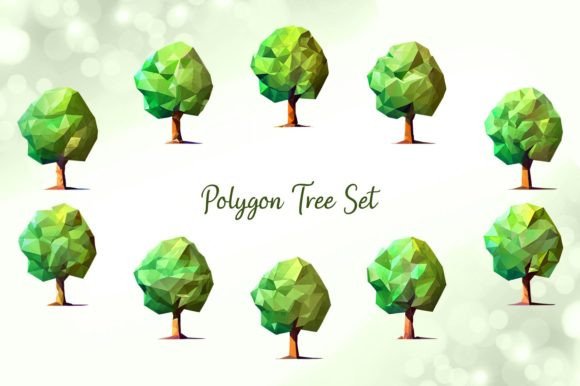 Download Polygon Tree Set - Polygon Collection
