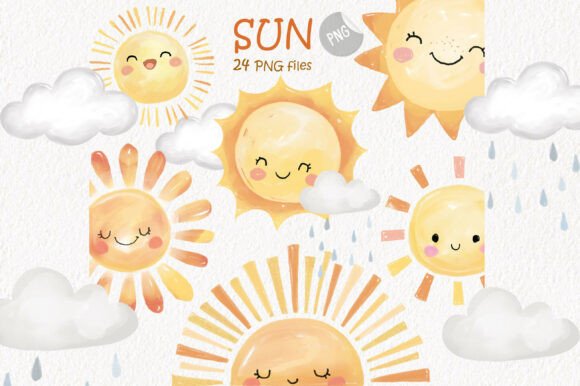 Download Sun Clipart | Hand Drawn Clipart - Premium Resources