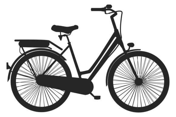 Download Mountain Bike Black Silhouette. Active L - Active Collection