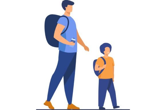 Download Happy Active Family Walking Outdoors. Co - Premium Resources