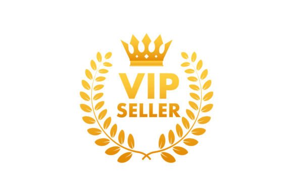 Download VIP Seller Golden Badge. Premium Warrant - Golden Collection