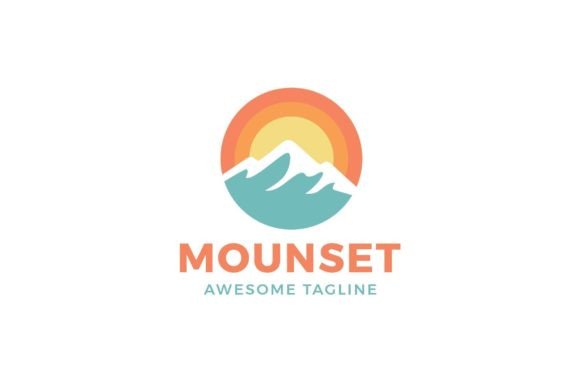 Download Mountain Sunset Logo - Sun Collection
